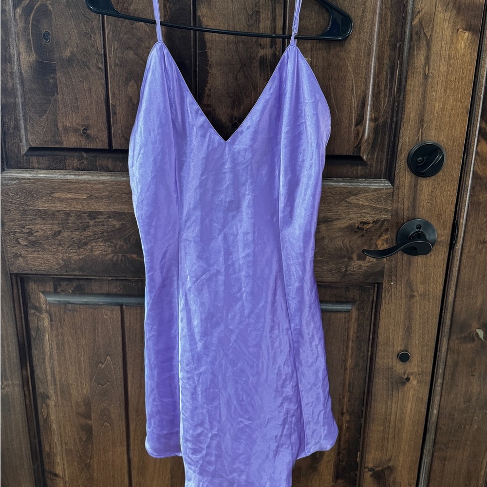 Vintage Fredrick’s of Hollywood Lavender slip sz L